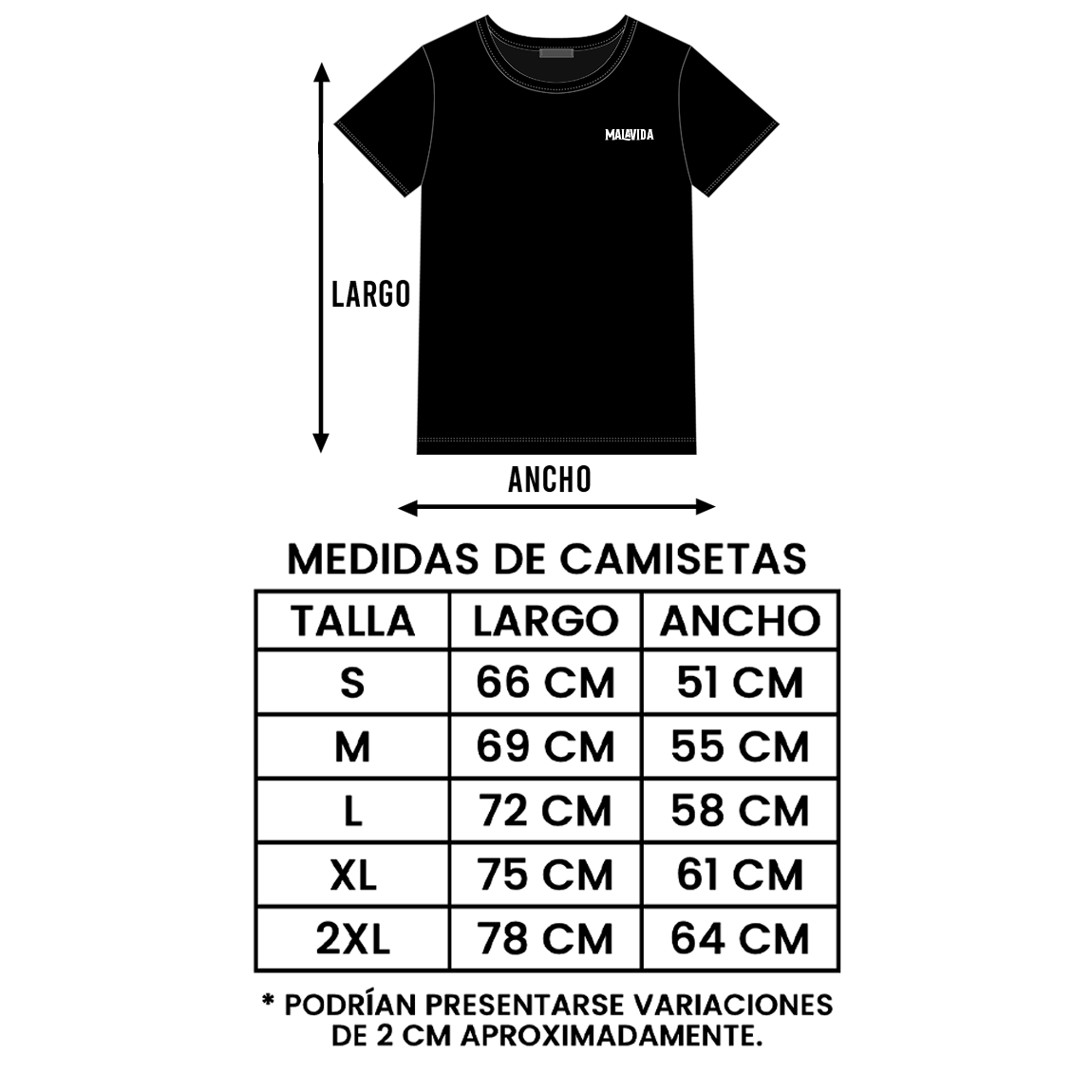 MALOS MOMENTOS TEE - VINO