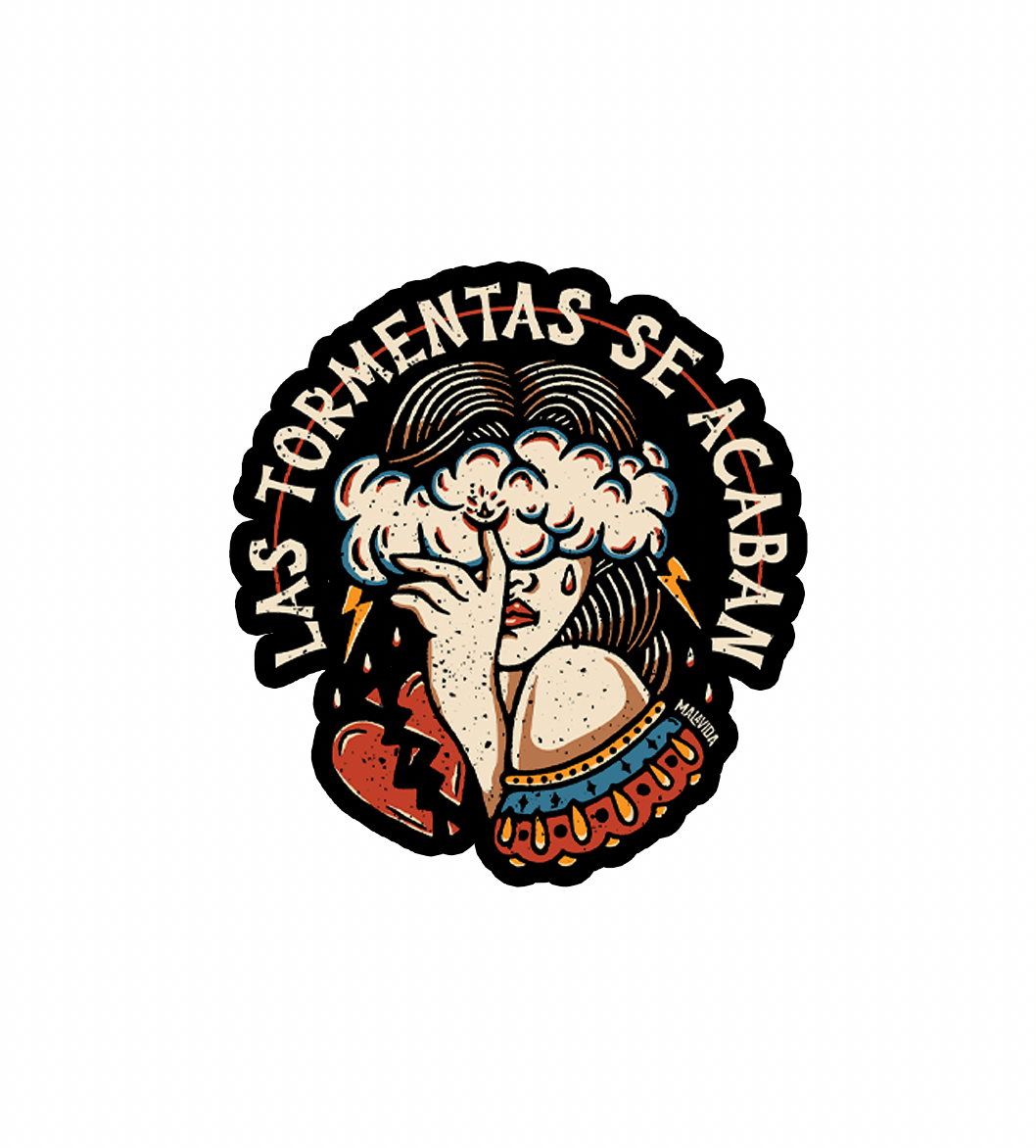 LAS TORMENTAS SE ACABAN STICKER