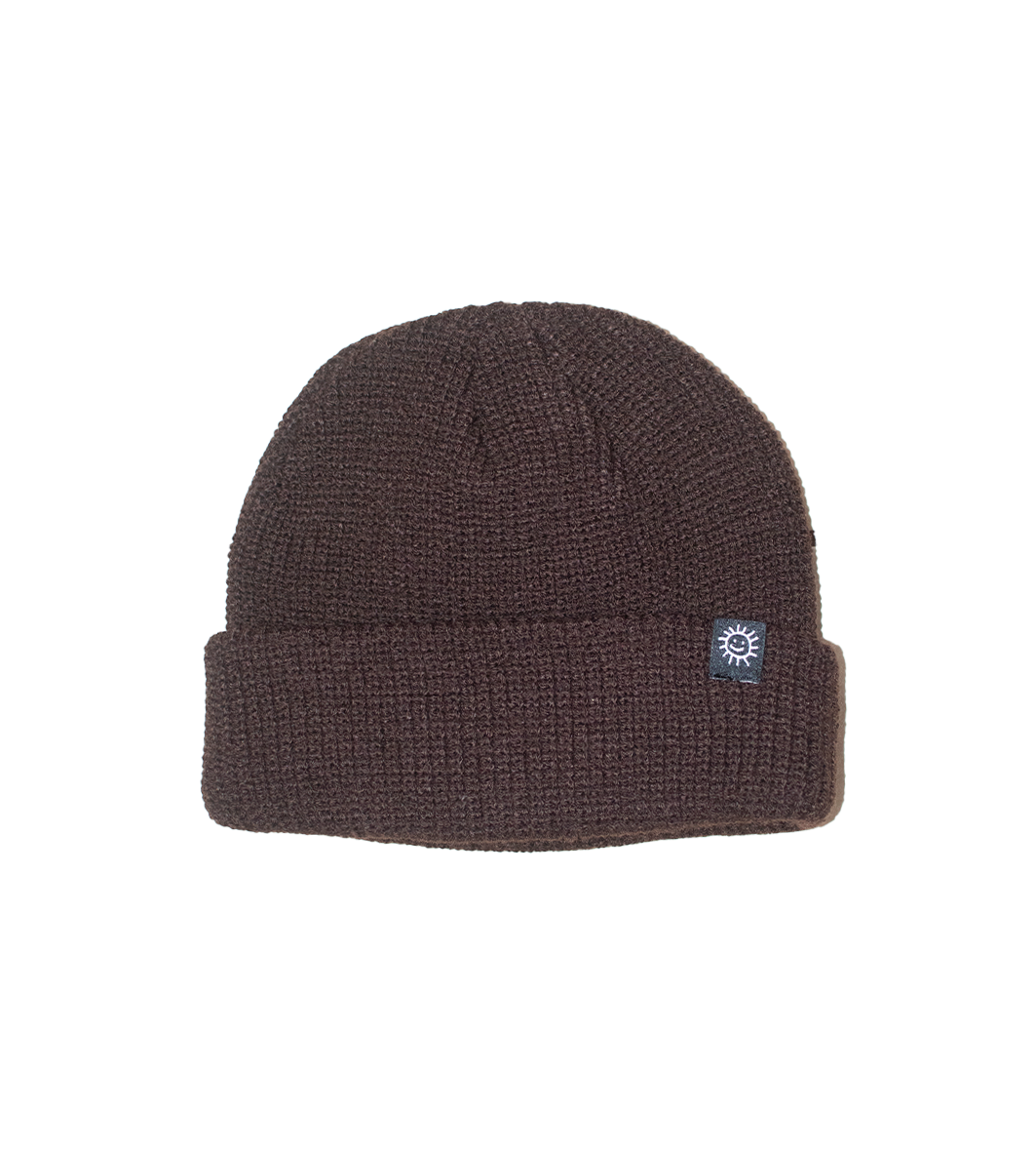 FISHERMAN BEANIE - CAFÉ OSCURO