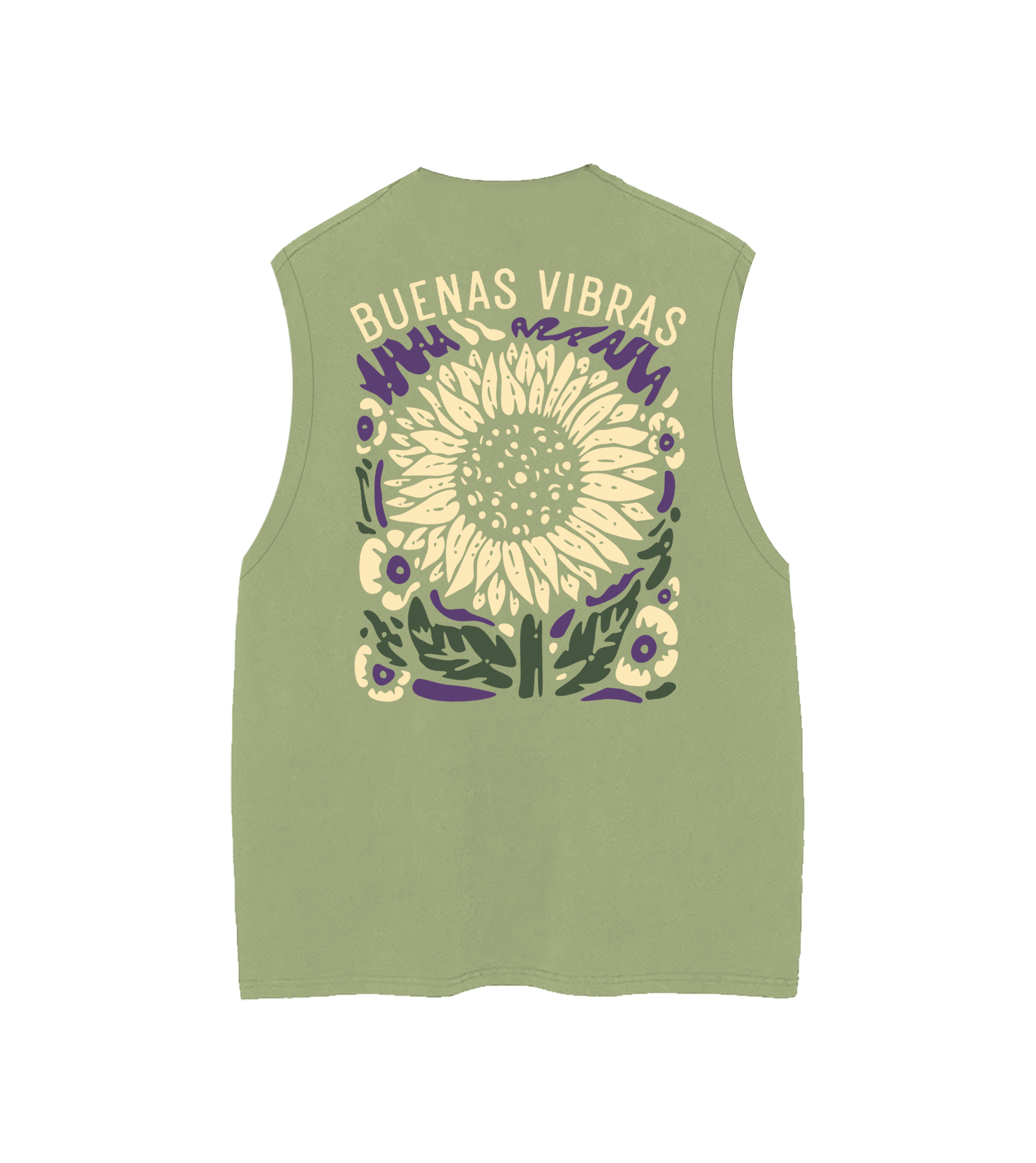 BUENAS VIBRAS MUSCLE TEE