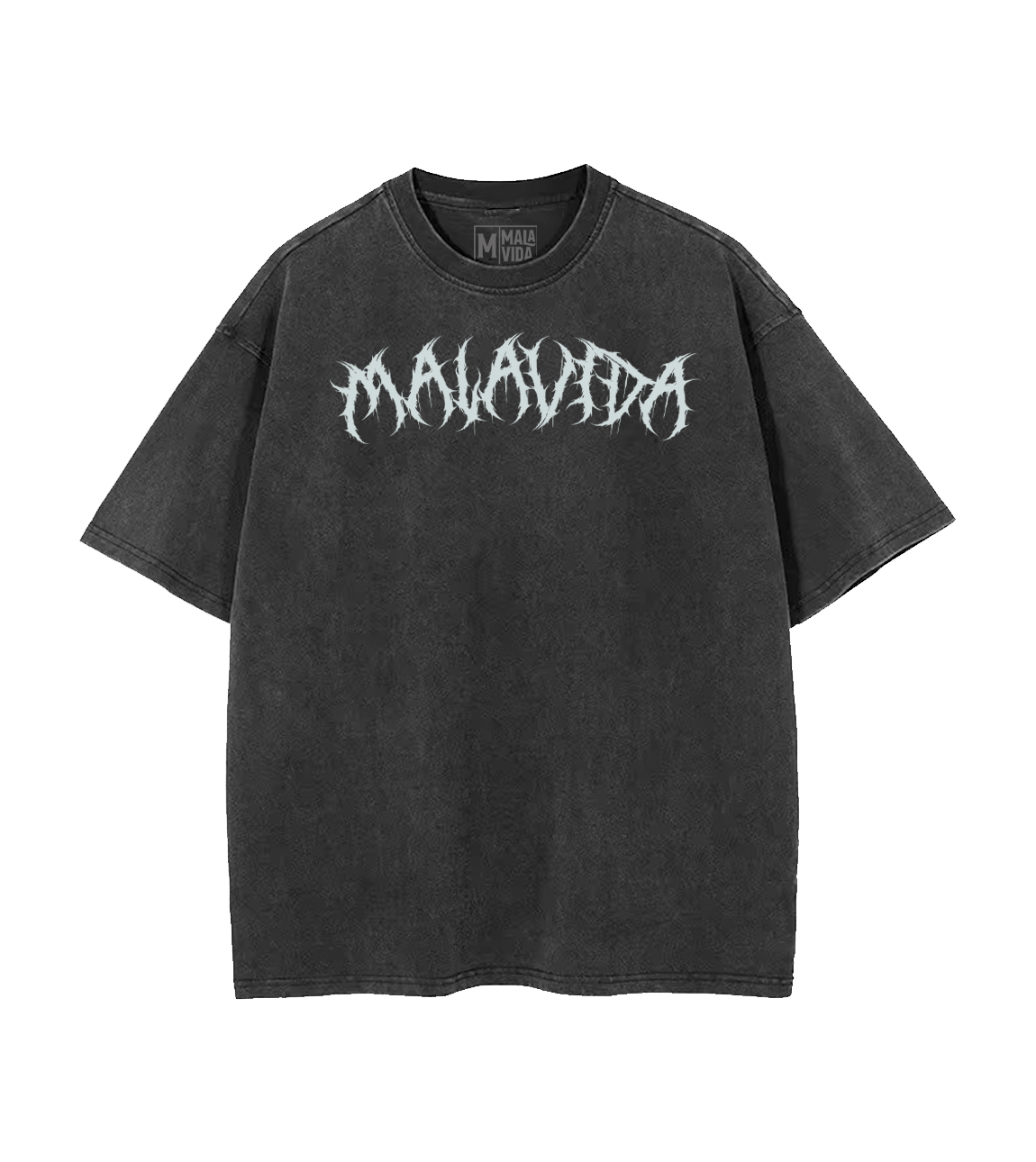 ASHED LOGO OVERSIZED TEE