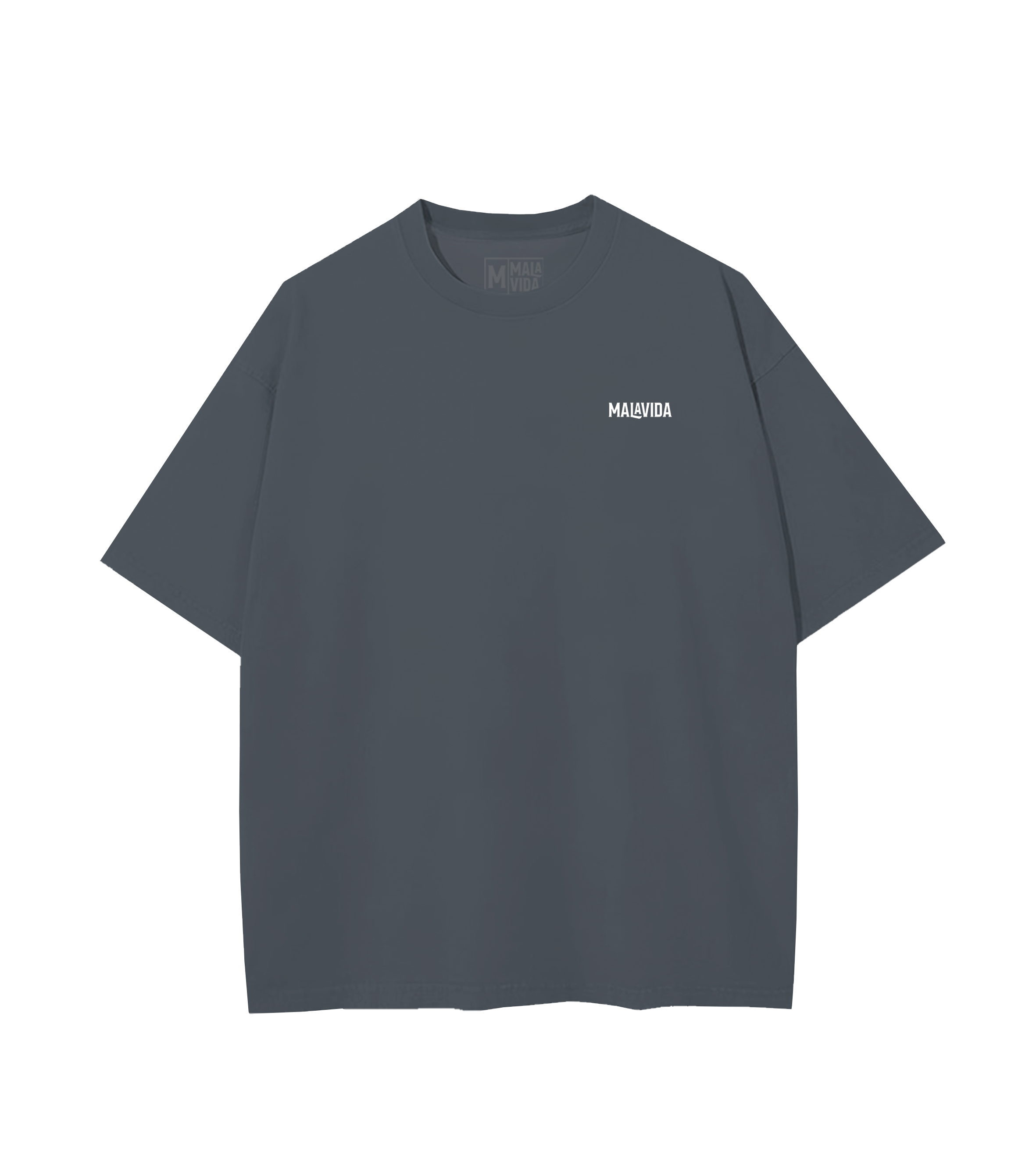 MALOS MOMENTOS HEAVYWEIGHT TEE - GRIS