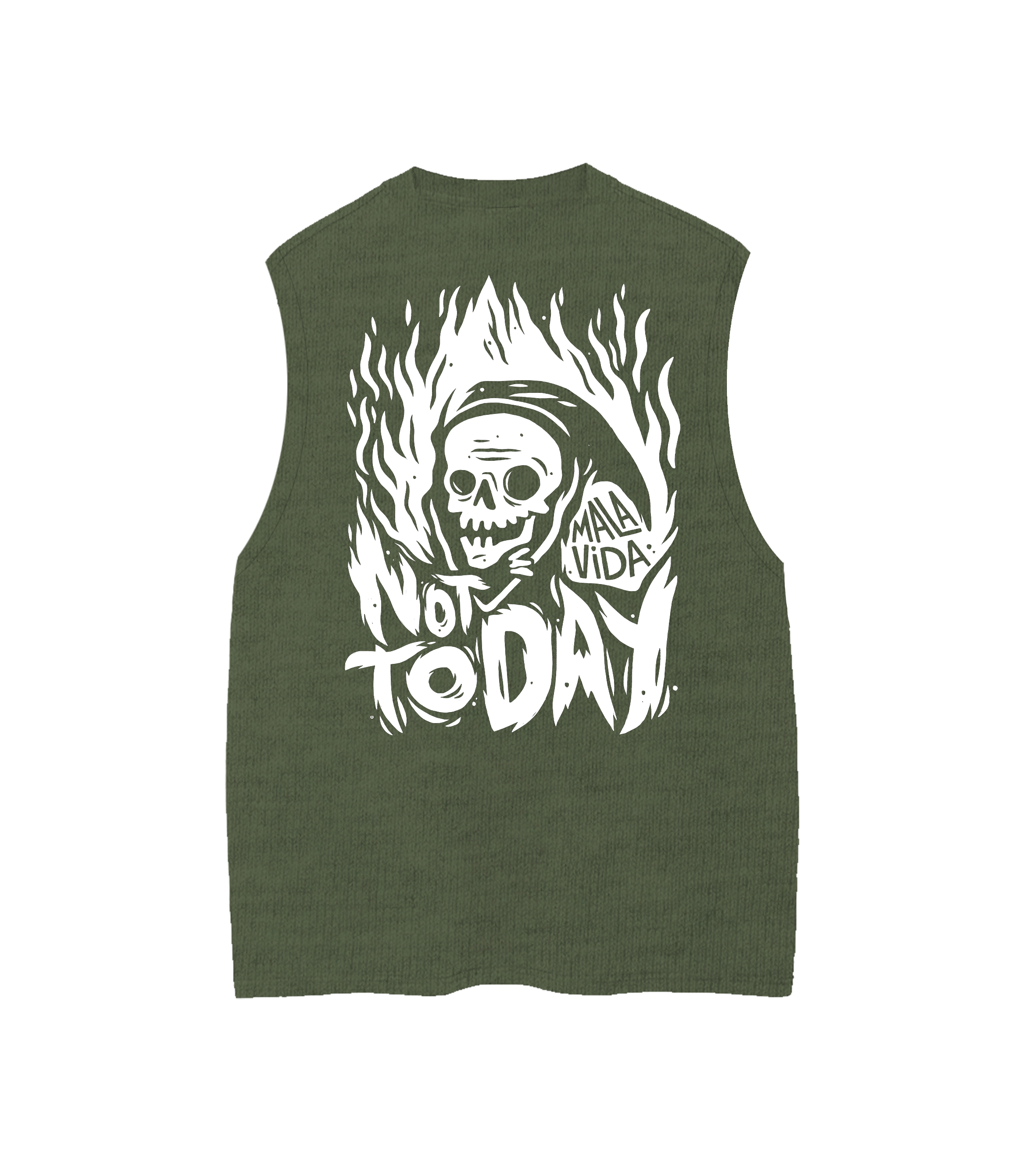 NOT TODAY MUSCLE TEE