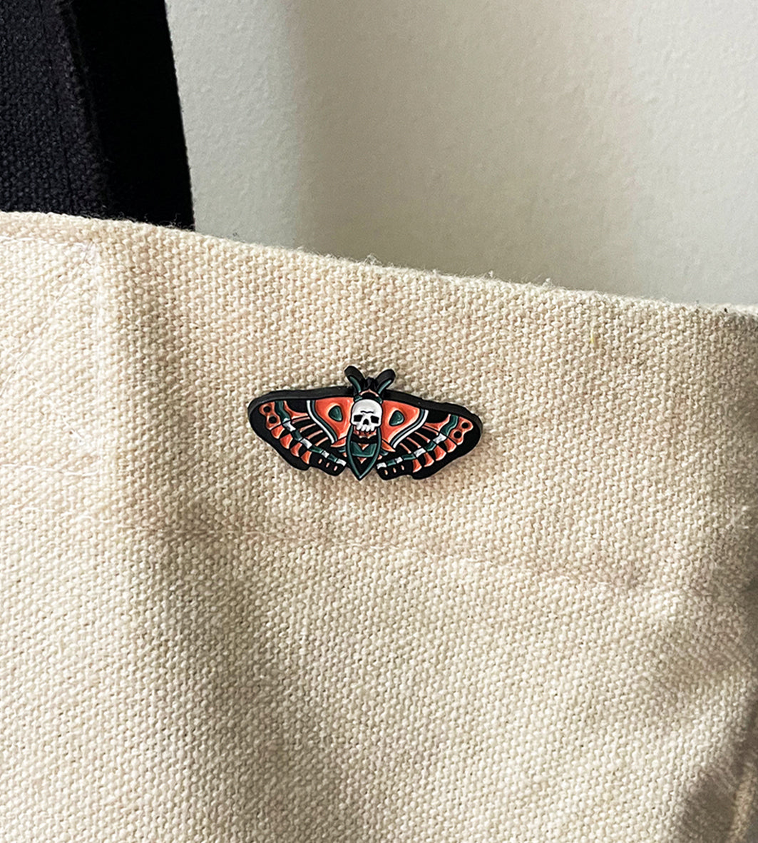 Moth Enamel Pin