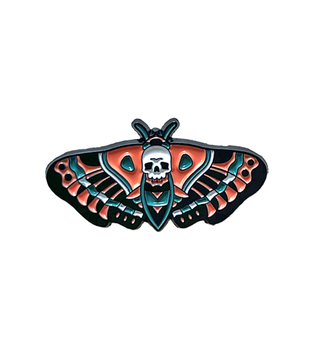 Moth Enamel Pin
