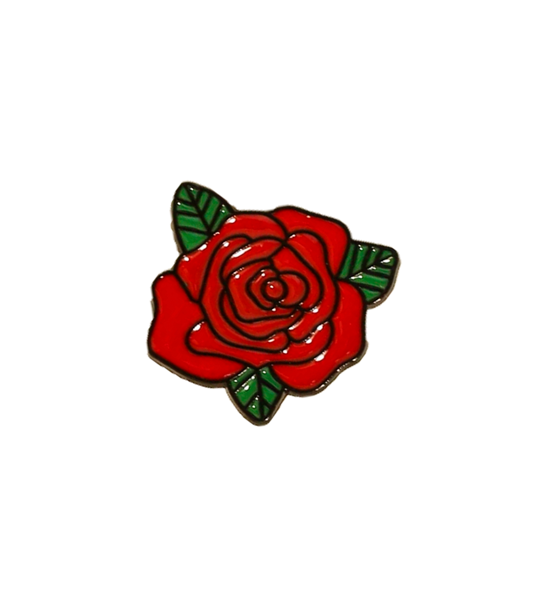 ROSA ENAMEL PIN