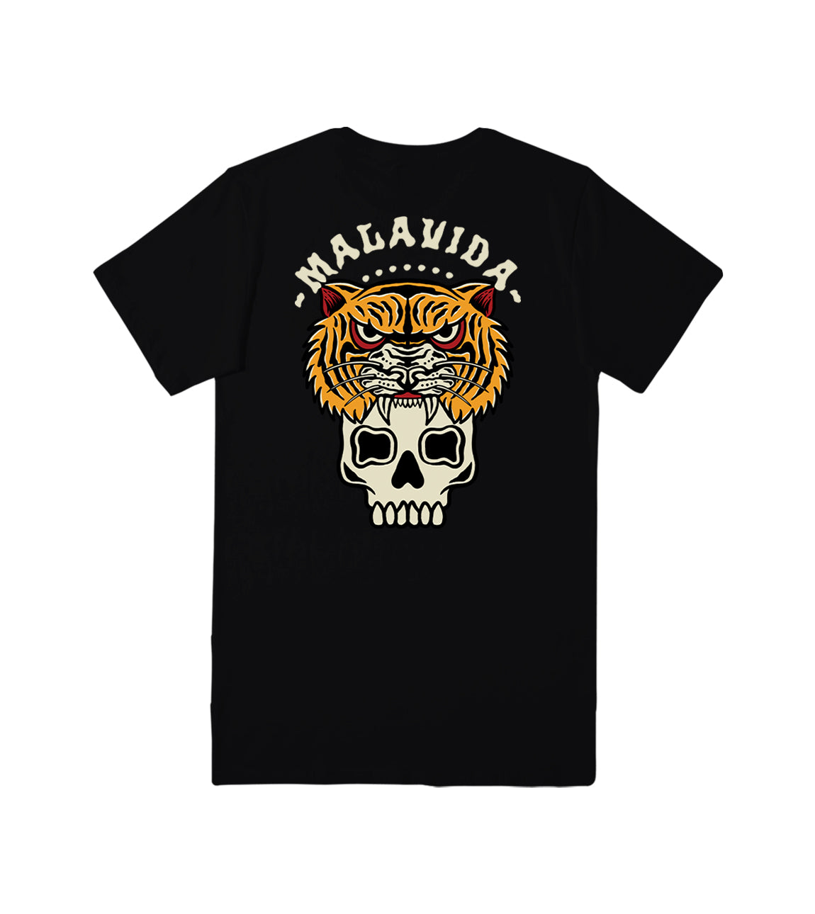 SKULL & TIGER TEE