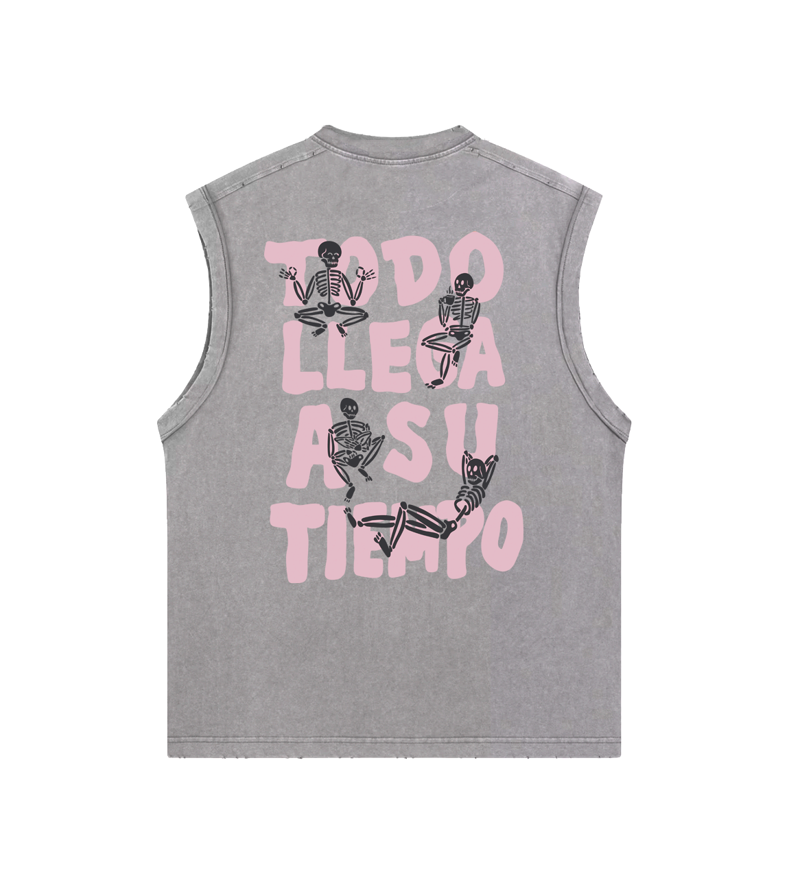 TODO LLEGA A SU TIEMPO MUSCLE TEE
