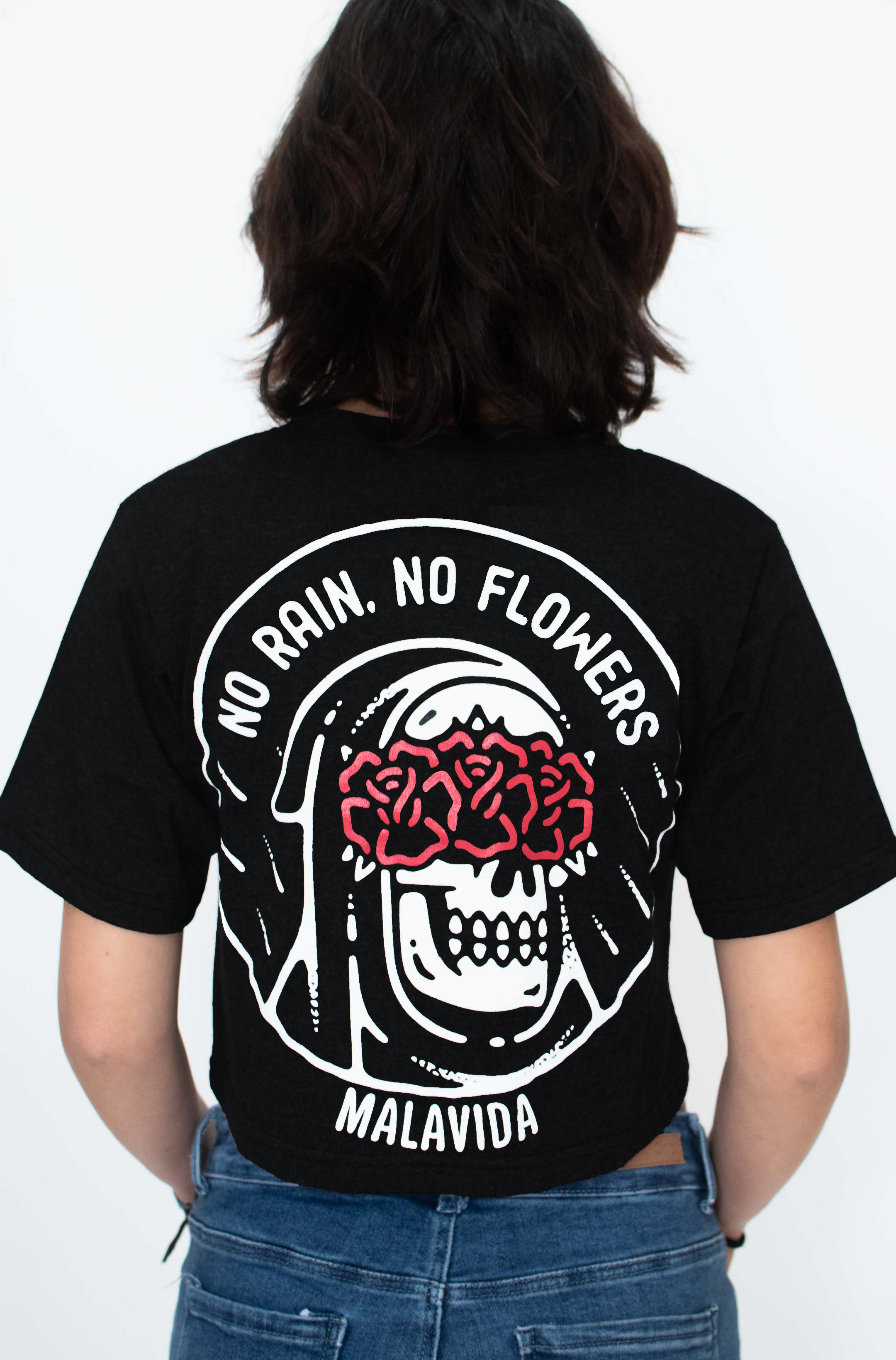 NO RAIN NO FLOWERS CROPTOP