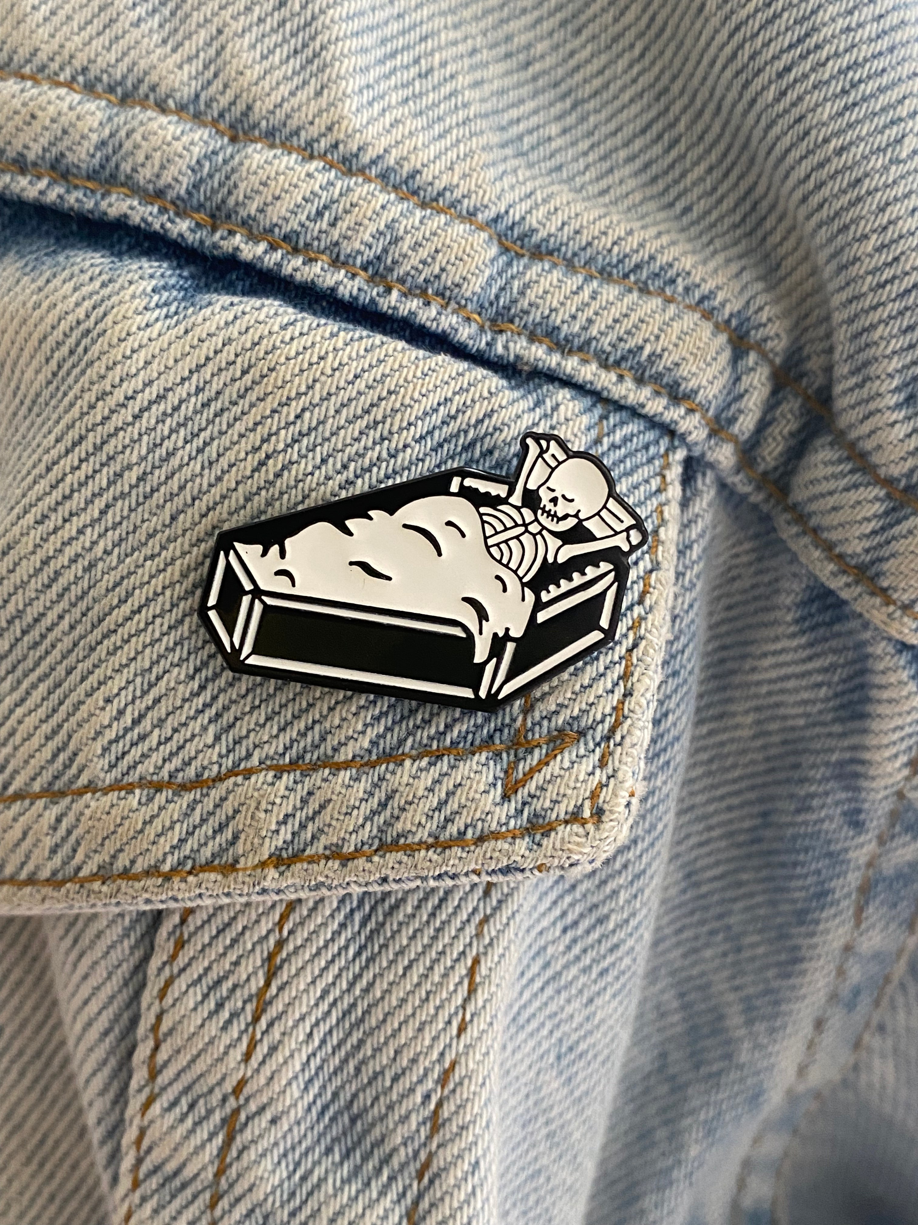 SLEEP IN PEACE ENAMEL PIN