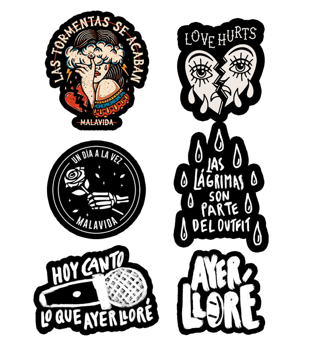 AYER LLORÉ STICKER PACK