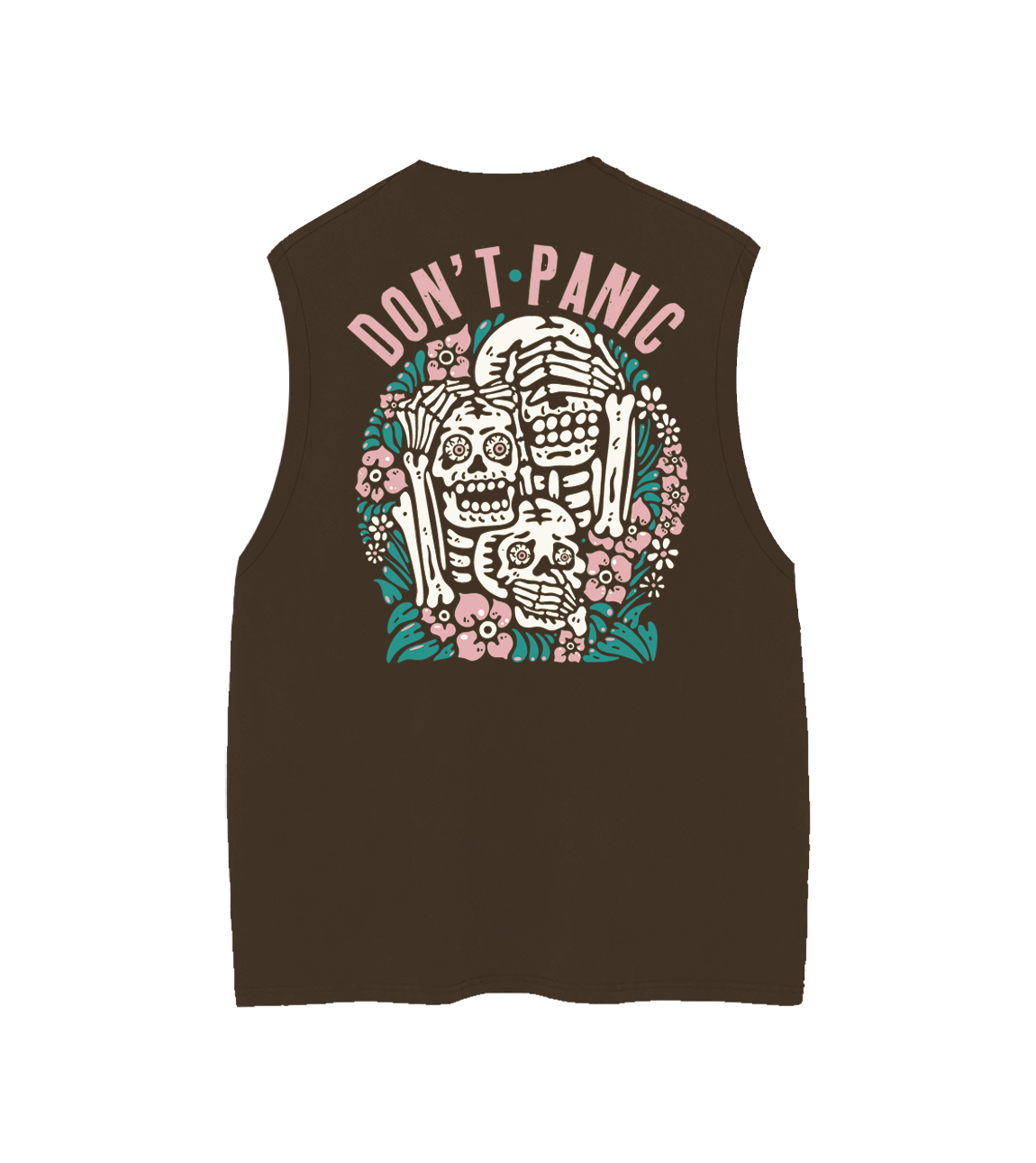 DON'T PANIC MUSCLE TEE