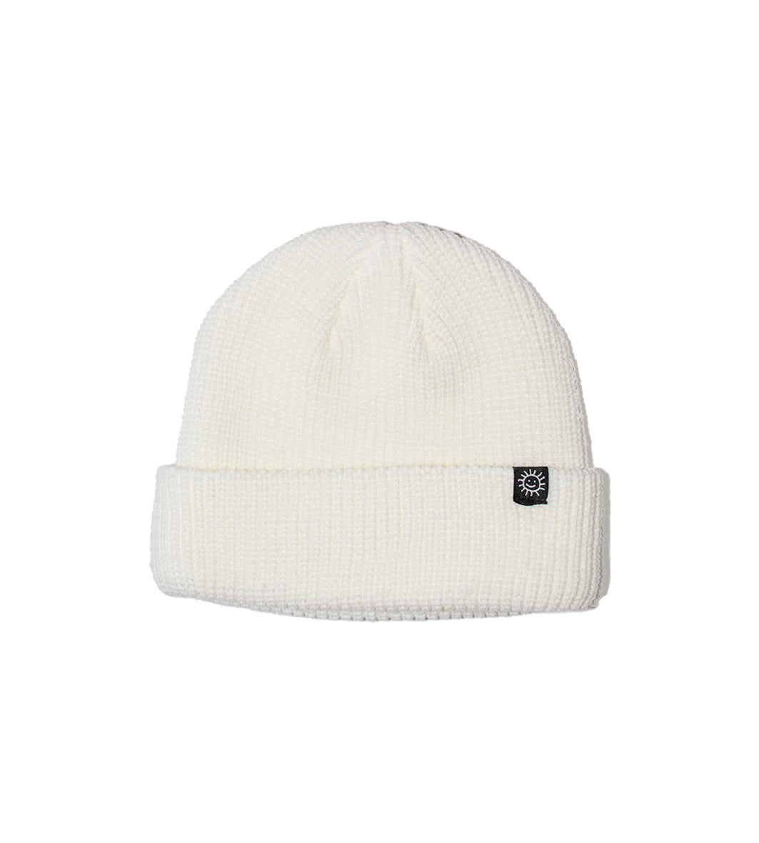 FISHERMAN BEANIE - BLANCO