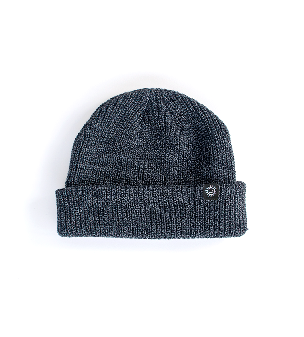 FISHERMAN BEANIE - GRIS OSCURO