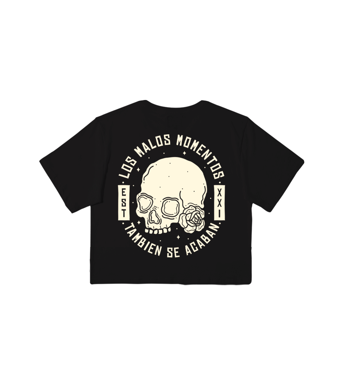 MALOS MOMENTOS CROPTOP NEGRO