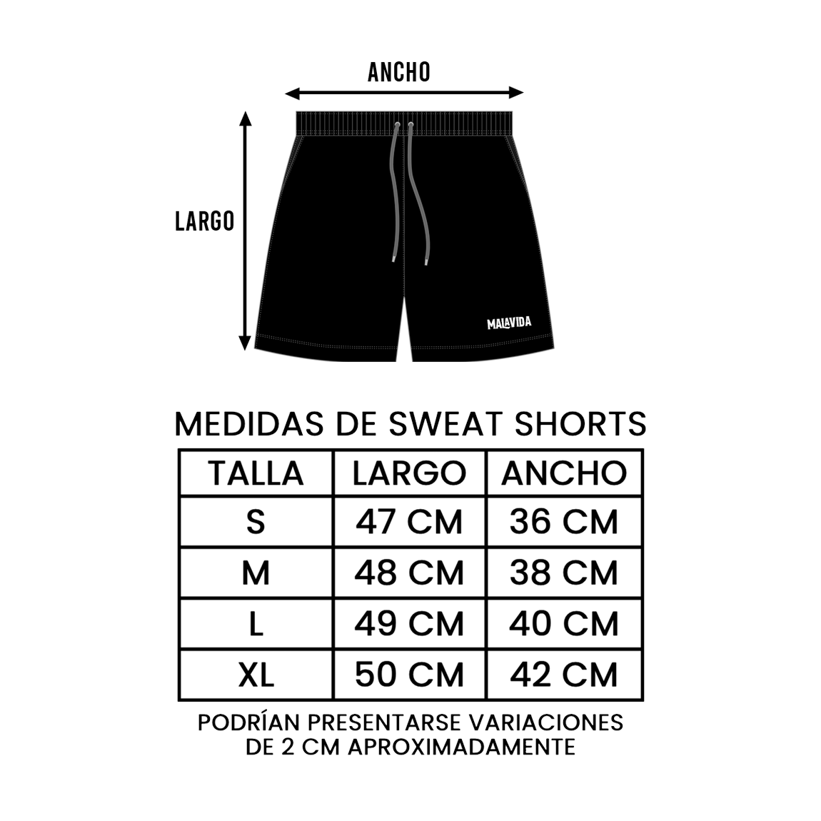 OSO SWEAT SHORT- NEGRO