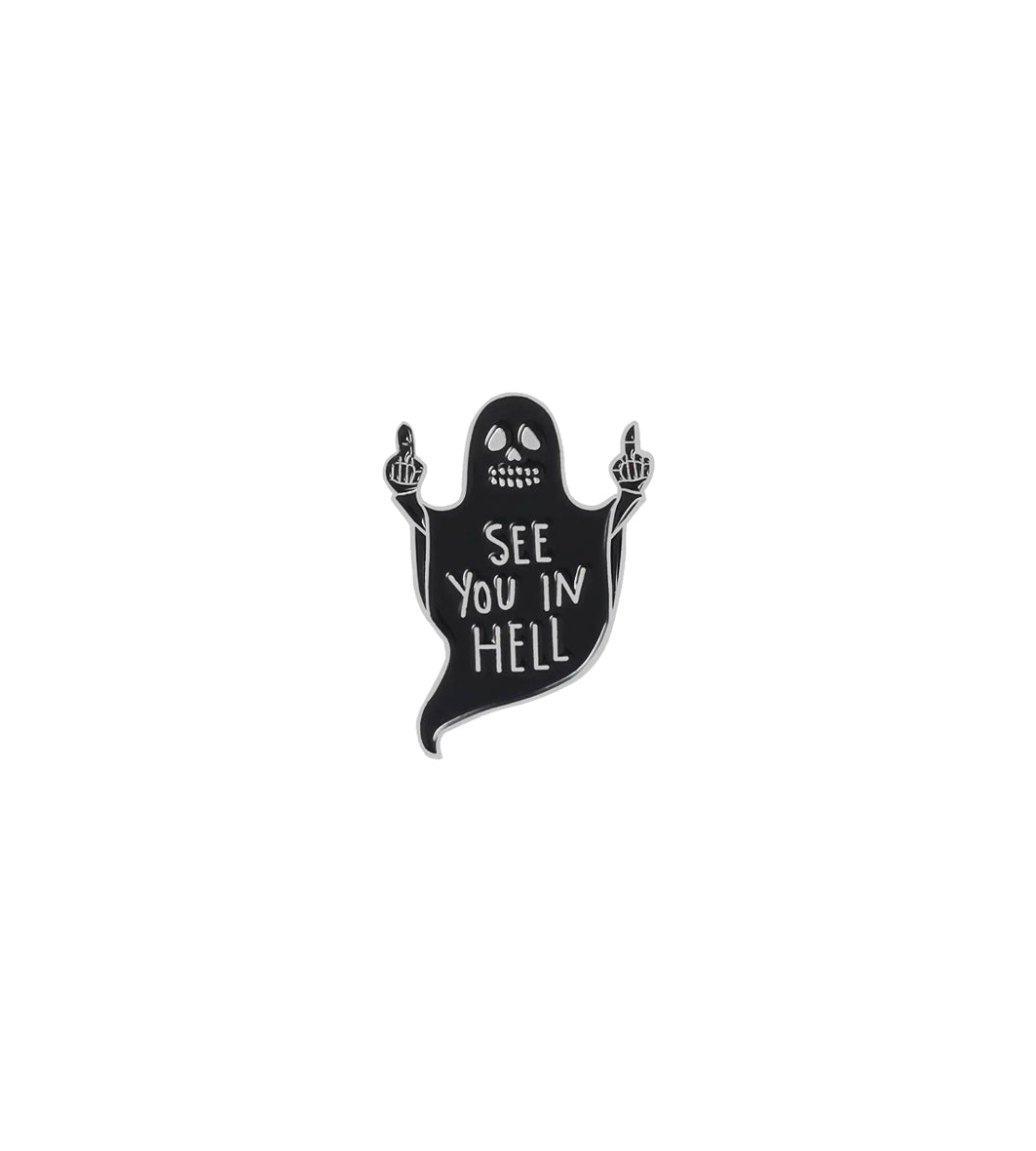 SEE YOU IN HELL ENAMEL PIN