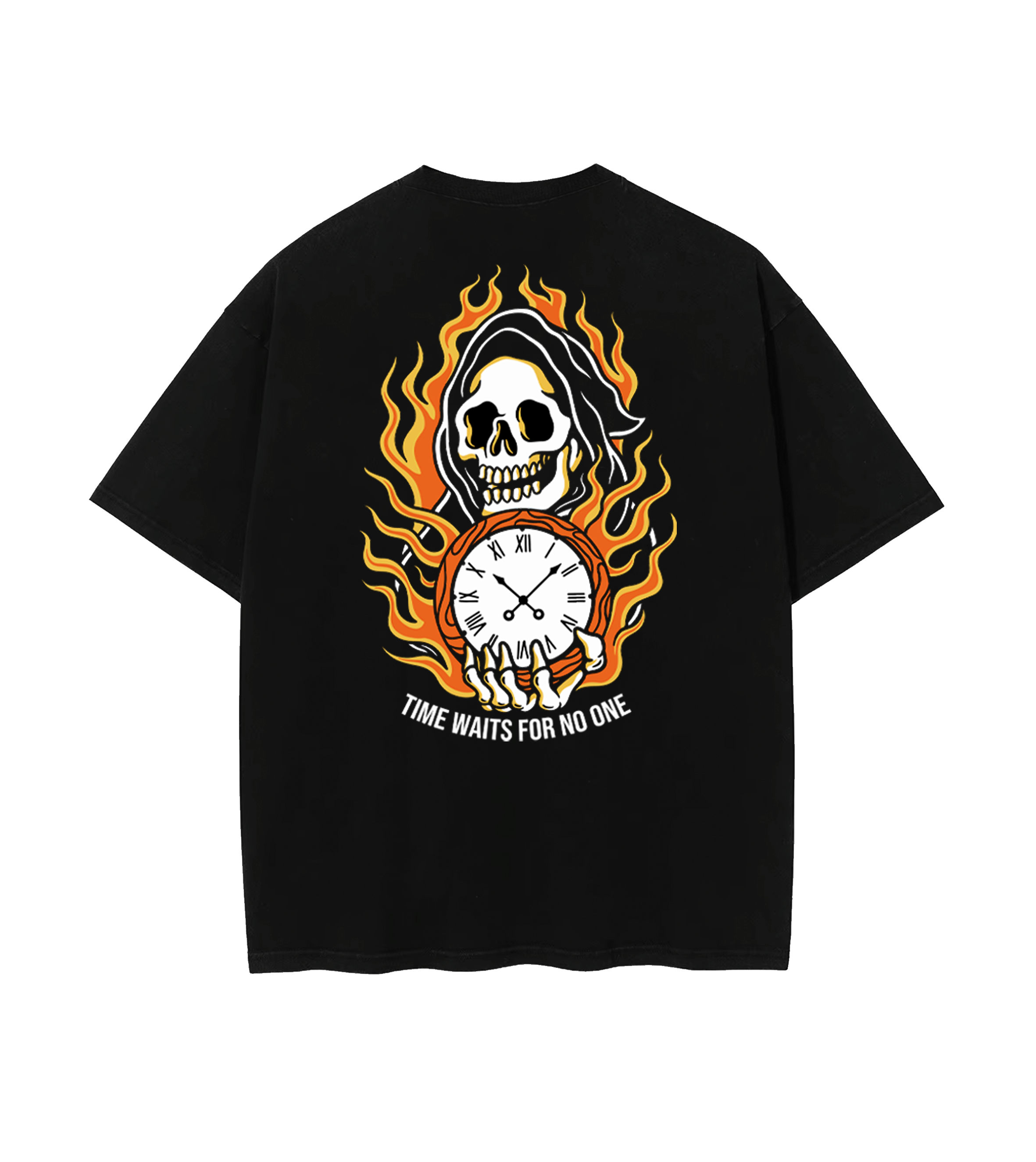 TIME WAITS FOR NO ONE TEE